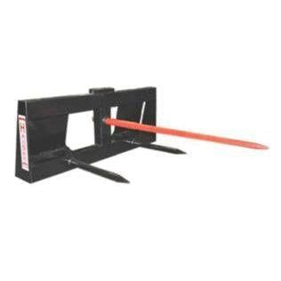 heavy duty skid steer round bale spears|replacement bail spear.